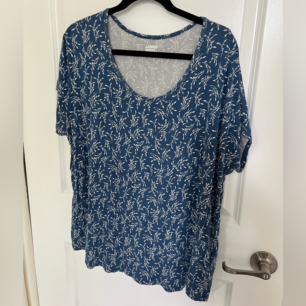 Knit top by Lands’ End size 1X